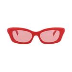 Солнцезащитные очки Alexander McQueen Square Sunglasses 'Red/Pink' 1