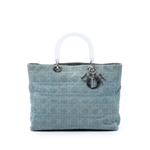 Большая сумка-сэтчел Cannage Acrylic Handles Lady Dior (1999 год) 1
