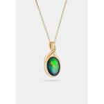 Everglow Knot Кулон с аммолитом 2