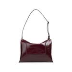glaze-effect leather shoulder bag 2