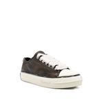 distressed leather sneakers 2