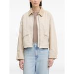 corduroy-collar zip-up jacket 1