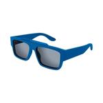 Квадратные солнцезащитные очки Gucci 'Light Blue/Blue' 2