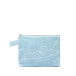 Light blue Pareasy pochette with jacquard Saint Barth logo 1