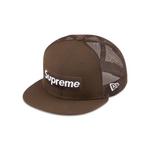 Кепки Supreme Box Logo Mesh Back New Era 'Brown' 1