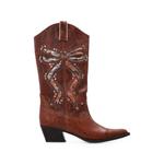 Ковбойские сапоги Rodeo Bow с тиснением под кожу змеи 1