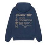 Молнии Stussy DNA Zip Hoodie 'Темно-синий' 2