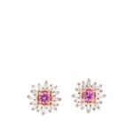 Серьги с сапфиром и бриллиантом 1