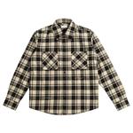 Рубашки Flannels Off-White клетчатая фланелевая рубашка 'Бежевый/Черный' 1