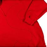 Худи Supreme Laser Cut S Logo Hooded Sweatshirt 'Red' 2