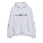 Худи Balenciaga Inside Out Hoodie 'Light Heather Grey/Black' 1