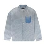 Овершерты PURPLE BRAND Long-Sleeve Snap Shirt Jacket 'Indigo' 1