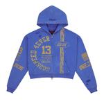 Толстовки на молнии Godspeed Roadster Zip Hoodie 'Blue/Yellow' 1