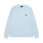 Футболки Stussy Basic Stock Long-Sleeve Thermal 'Light Blue' 1