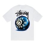 Футболки Stussy x Born X Raised 8 Ball Tee 'White' 2