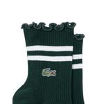 ruffled striped-trim socks (set of two) 2