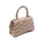 2018-2026 BB Monogram Coated Canvas Hourglass Top Handle Bag XS satchel 3