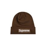Шапки-бини Supreme x New Era Box Logo Beanie 'Dark Brown' 1