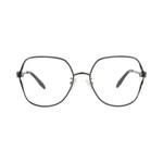Очки Alexander McQueen Square-Frame Metal Optical Frames «Рутений/Прозрачный» 1