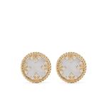 Серьги Venetian Medallons из желтого золота с жемчугом и бриллиантами 1