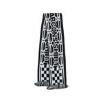 logo-intarsia fringed scarf 2