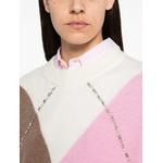 argyle crystal-embellished sweater 4