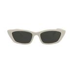 Солнцезащитные очки Saint Laurent 'Кошачий глаз' 'White/Grey' 1