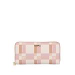 CR Dainty Check кошелек на молнии вокруг - Персиковый 1