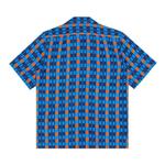 Рубашка на пуговицах Wales Bonner Highlife Bowling Shirt 'Синий' 2