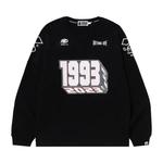 Футболки с длинным рукавом BAPE Football Relaxed Fit Long-Sleeve Tee 'Black' 1