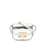 Мини-сумка через плечо Triomphe Metallic Calfskin Claude (2022 год) 1