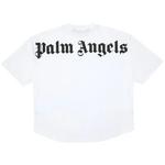 Футболка Palm Angels Classic Logo Over Tee 'Белый/Черный' 2
