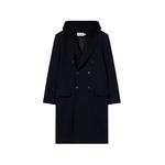 wool varsity hooded double-breasted coat 1