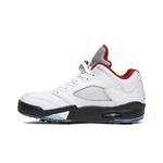 Бутсы Air Jordan 5 Low Golf 'White Fire Red' 3