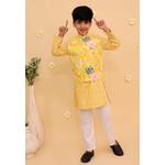 The Mom Store Ray of Style Мальчиковый комплект куртка и курта-пижама с цветочным принтом - Мульти 6