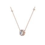 Колье «Священный круг» с кристаллами SWAROVSKI® в розовом золоте 3