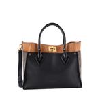Сумка-тоут On My Side Leather with Monogram Canvas MM 1