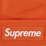 Шапки-бини Supreme x New Era Box Logo Beanie 'Dark Orange' 3