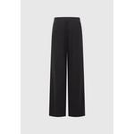 Классические брюки с высокой посадкой, широкими штанинами из вискозы на эластичном поясе 2