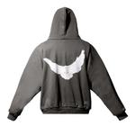 Худи Yeezy Gap Engineered by Balenciaga Dove Shrunken Hoodie 'Grey' 2
