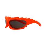Balenciaga Wrap Around Sunglasses «Оранжевый/Серый» 3