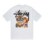 Футболка Stussy Kittens Tee 'Белый' 2