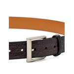 Cocoarcade crocodile-embossed leather belt 2
