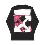Футболки Off-White Acrylic Arrow Long-Sleeve Tee 'Black/Fuchsia' 2