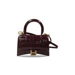 Сумки Top Handle Balenciaga Hourglass XS Top Handle Bag 'Темно-красный' 1