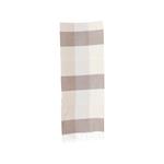 check-pattern fringed scarf 1