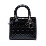 Сумка-сэтчел Patent Cannage Lady Dior среднего размера (2012 год) 1