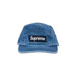Бейсболки Supreme Washed Chino Twill Camp Cap 'Деним' 1