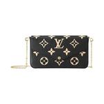 Клатчи Louis Vuitton Pochette Félicie 'Черный/Бежевый с монограммой тисненая телячья кожа Empreinte' 1