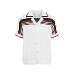 Рубашка Tennis Stripe в технике кроше 1